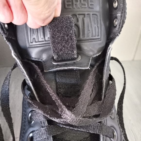 Converse All Star Chuck Taylor Guard Black High Tops Mens Size 7 Women's Size 9 - Picture 16 of 16